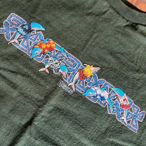 Hawaii Other - Hawaii souvenir: Kids Green Graphic T-Shirt